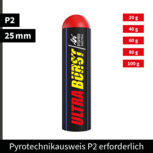 Nishiki Ultraburst 25 mm - P2 Stein-brechende Kartuschen